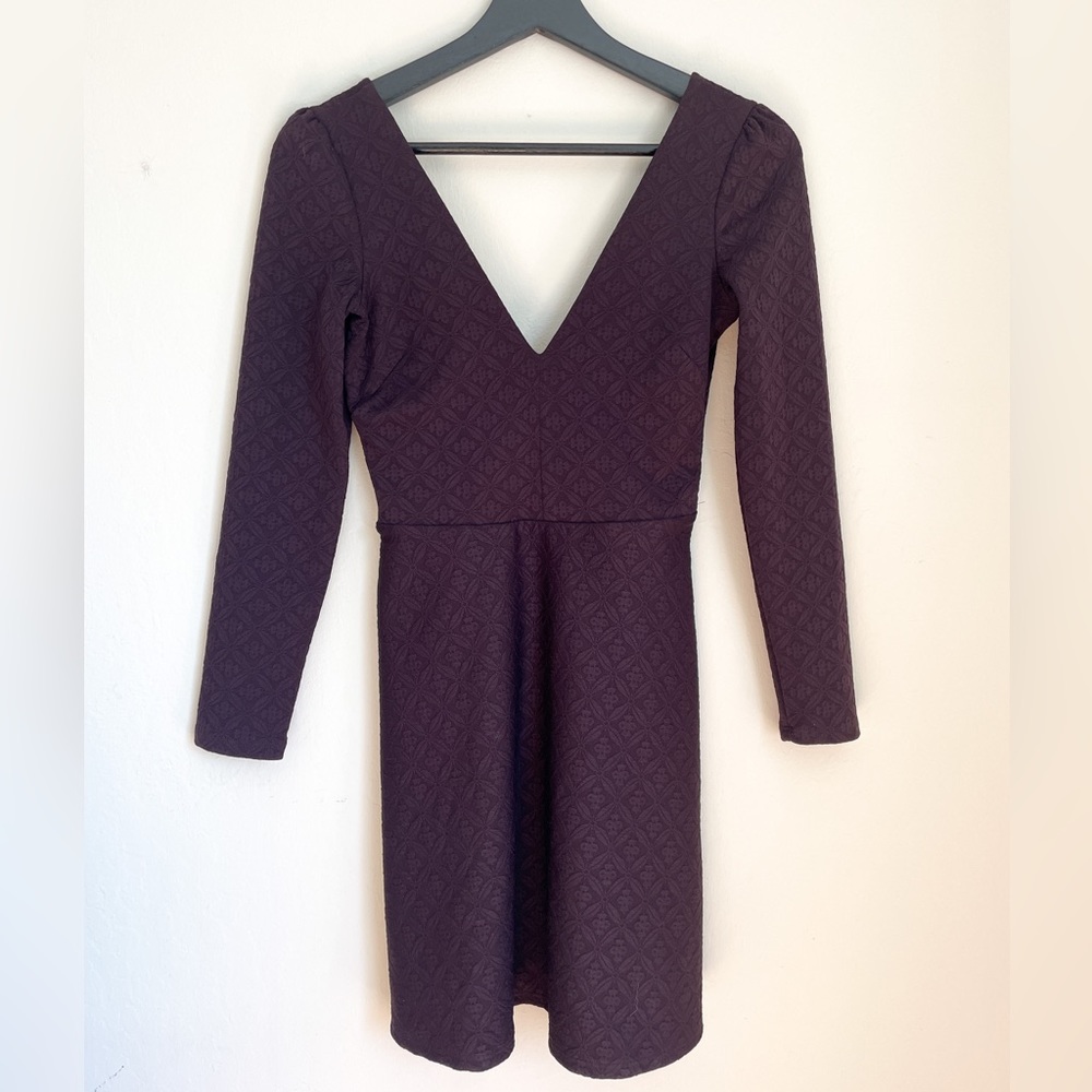 Urban Outfitters Long Sleeve Open Back Balletcore Dress